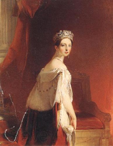 Thomas Sully Queen Victoria Norge oil painting art